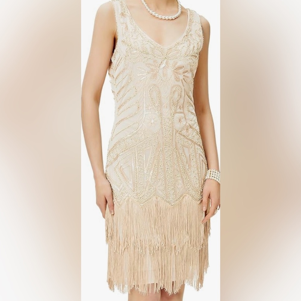 Fringe flapper dress